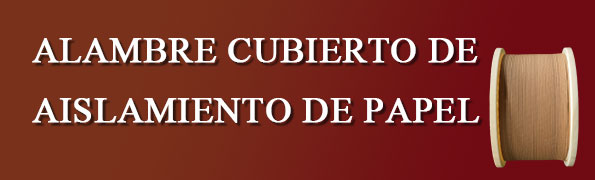 Magnet Wire Alambre cubierto de aislamiento de papel 