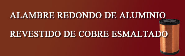 Magnet Wire Alambre redondo de aluminio revestido de cobre esmaltado 
